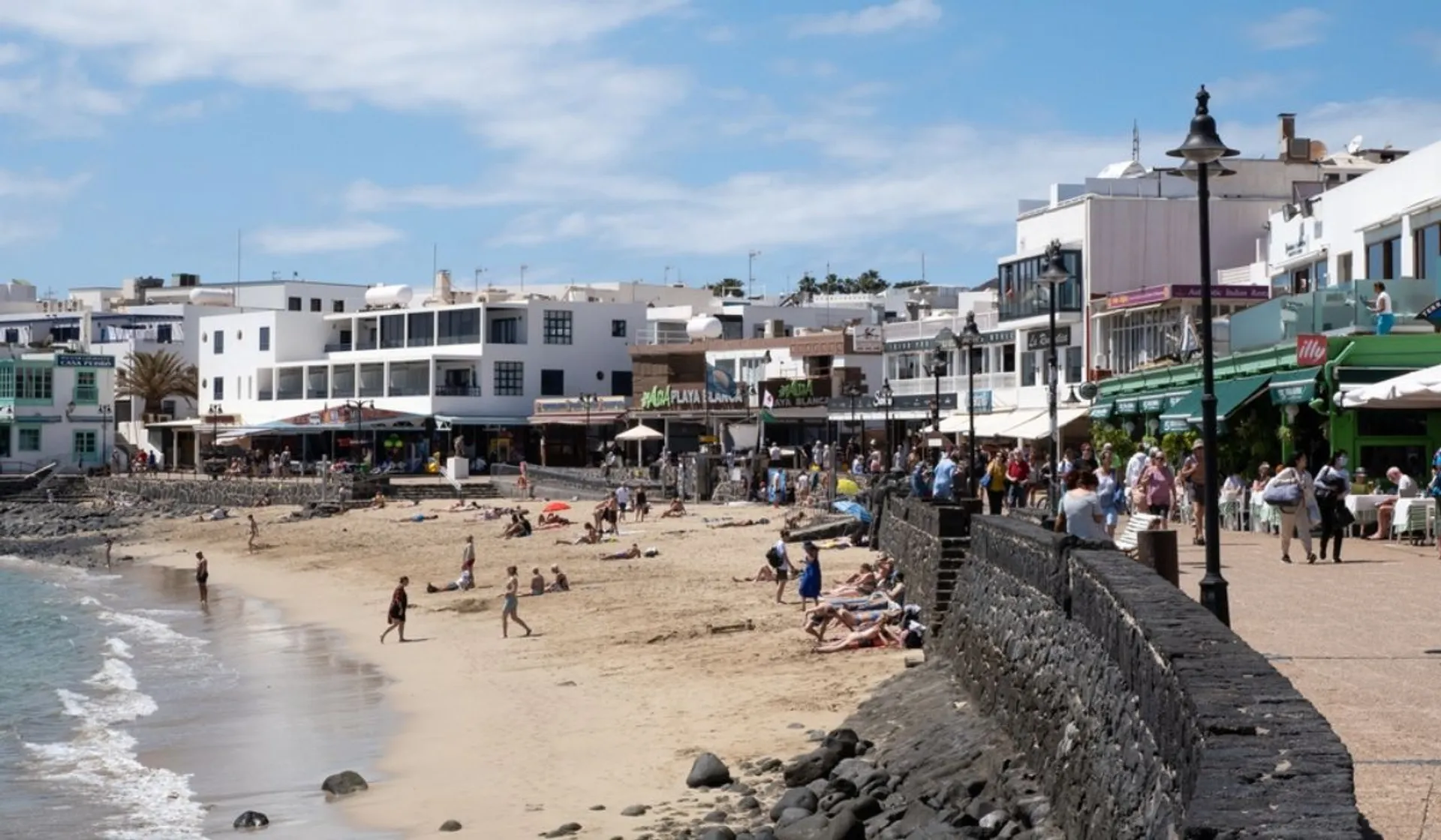 plaża Playa Blanka Lanzarote