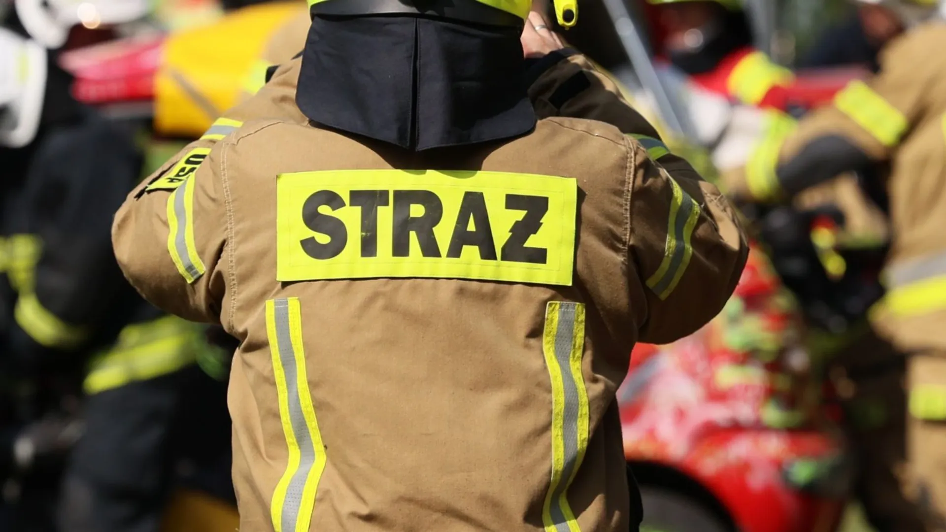 straż, wypadek