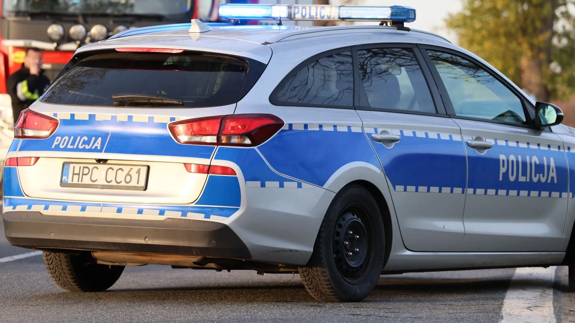 Policja, wypadek