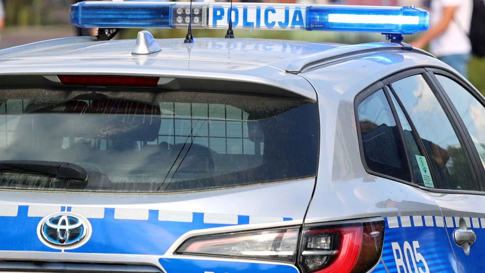policja, wypadek
