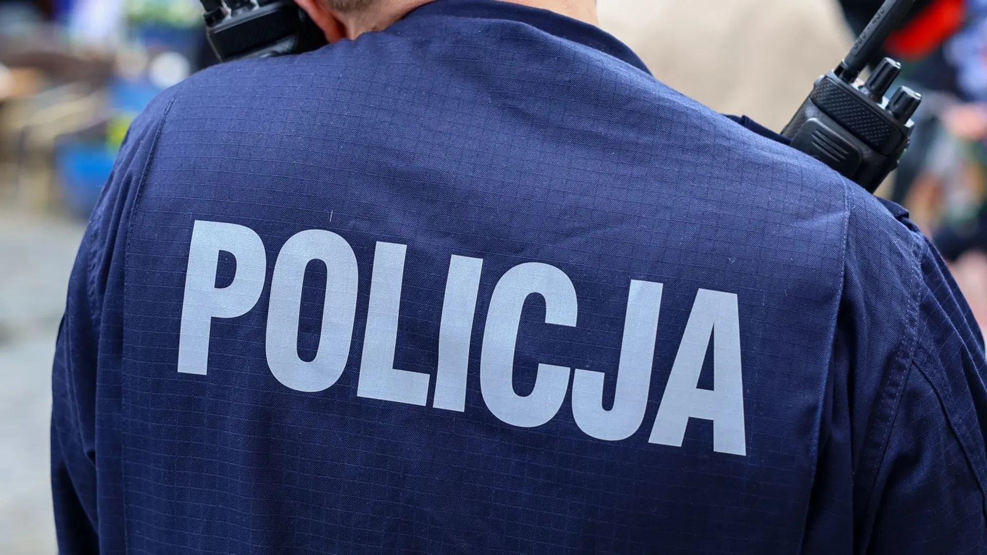 policja, nożownik
