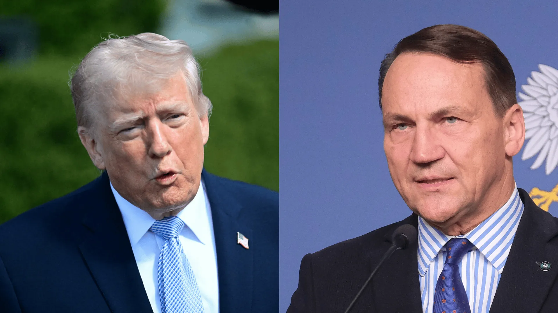 Radosław Sikorski reaguje na słowa Trumpa. Padł jeden, wymowny wyraz