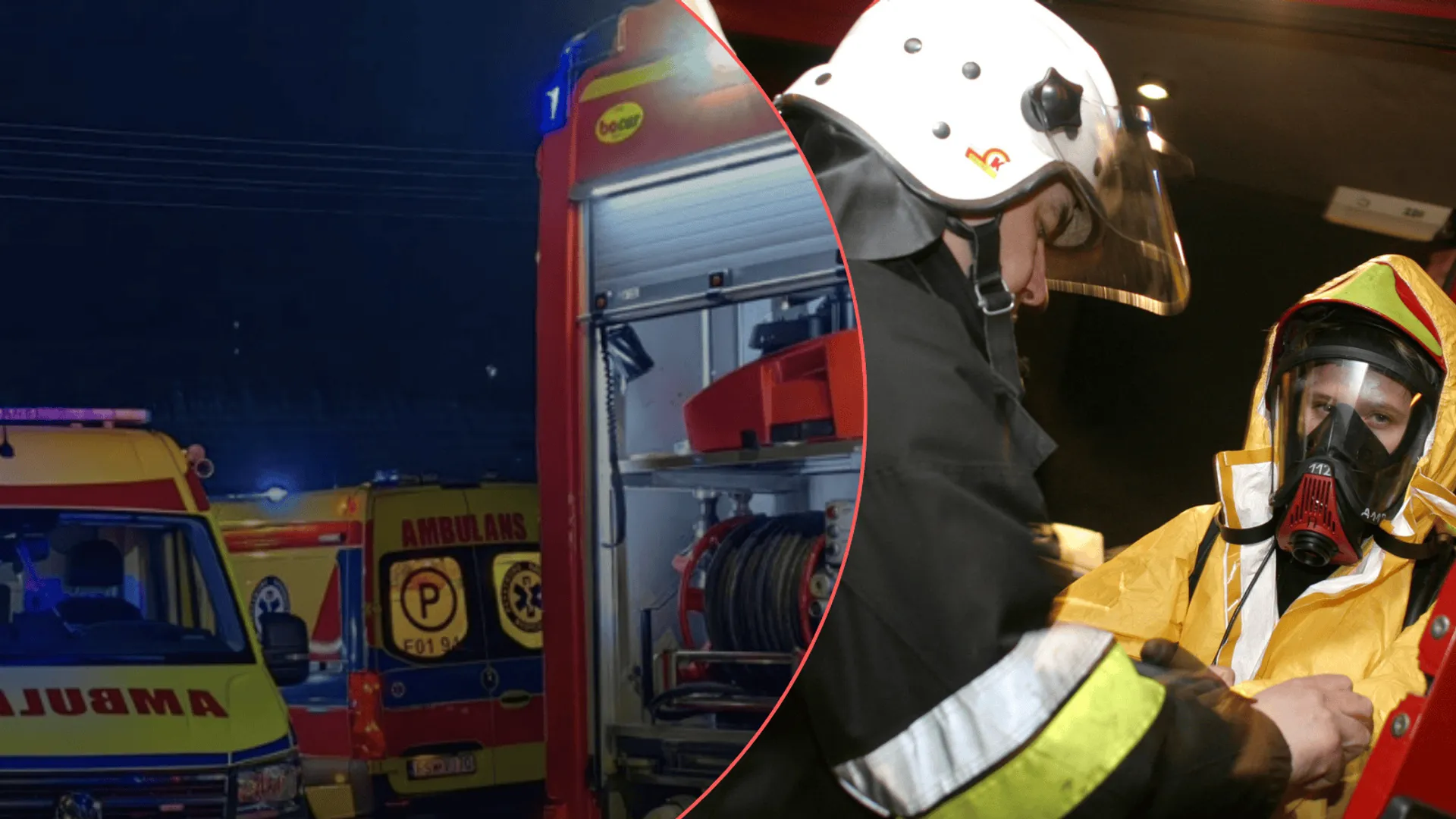 Pożar w poznańskim hotelu. Strażacy prowadzili intensywną akcję ratunkową