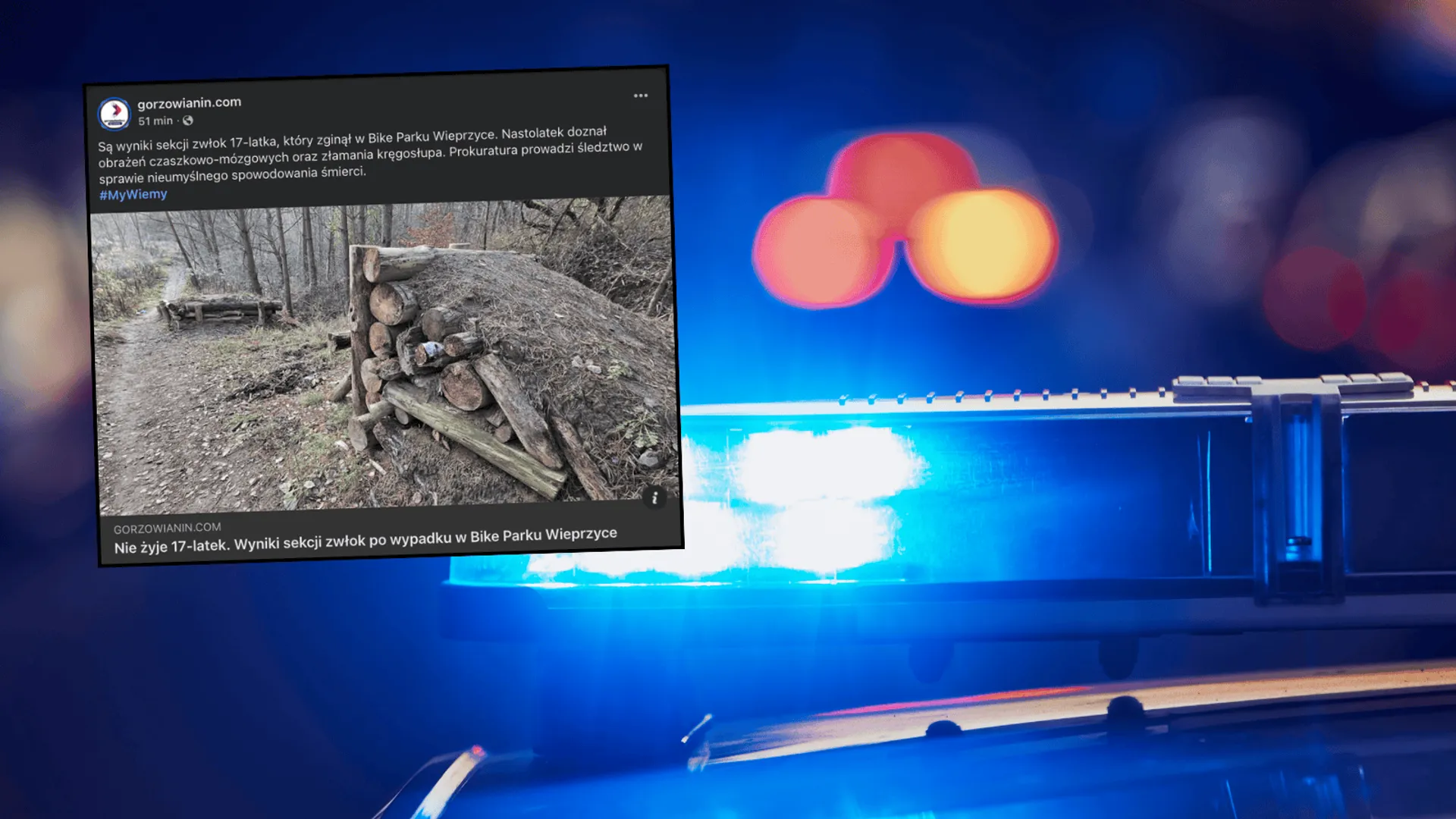 policja, śmierć nastolatka