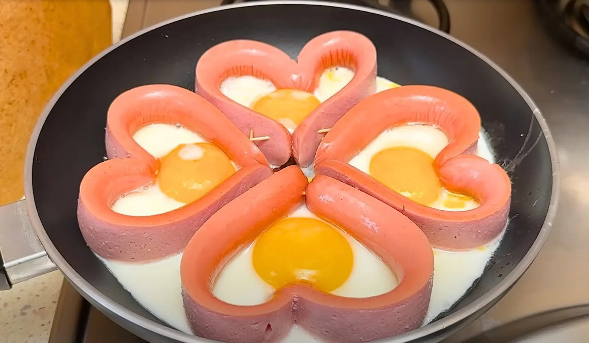 serduszka z parówek