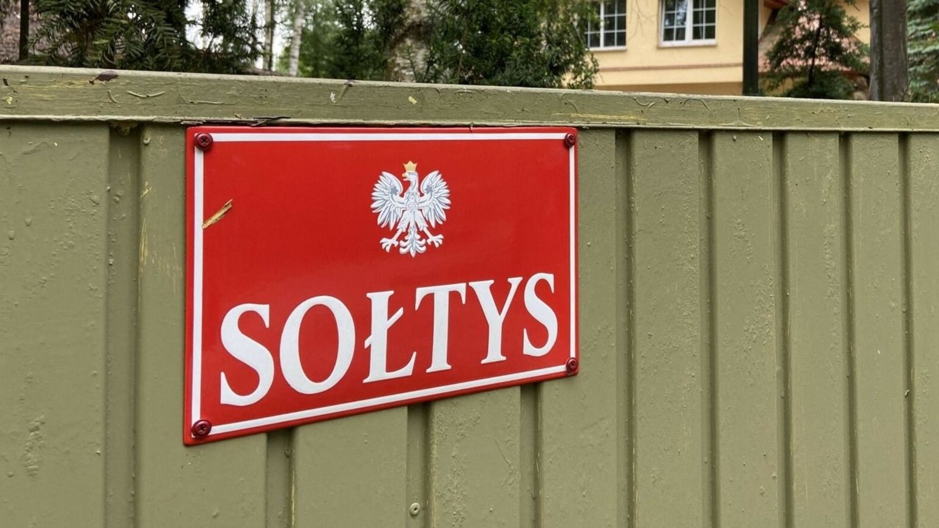 sołtys tabliczka