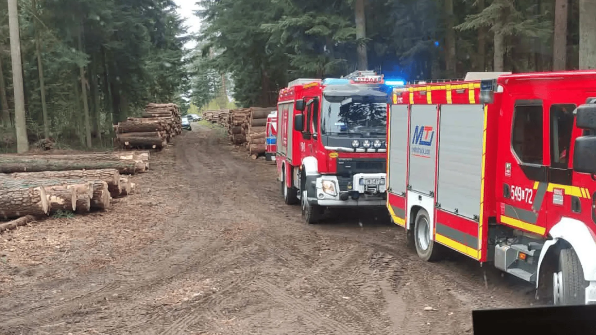 Wypadek, fot. Ochotnicza Straż Pożarna w Bełżcu/Facebook