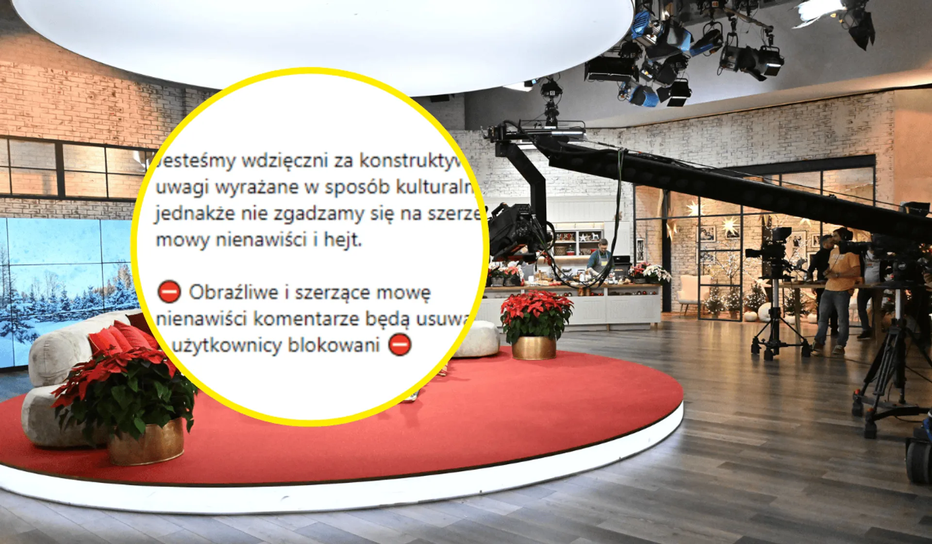 studio Pytanie na Śniadanie, komentarze