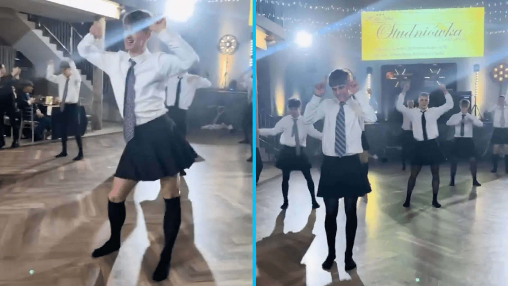 Studniówka w Liceum Ogólnokształcącym nr IX w Opolu, fot. Ekonomat/X