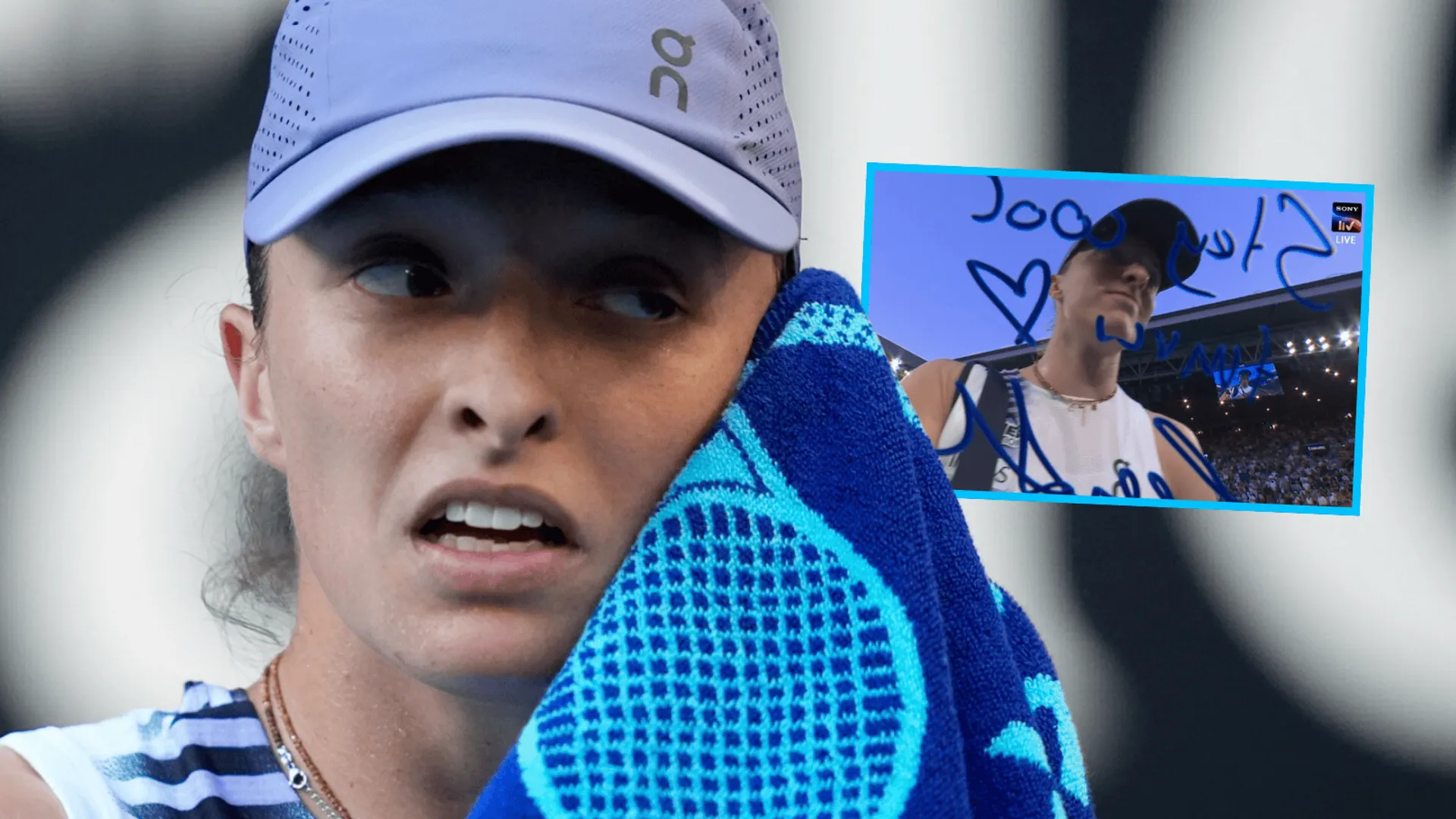 Iga Świątek, fot. @swiatekfc/X, Asanka Brendon Ratnayake/Associated Press/East News