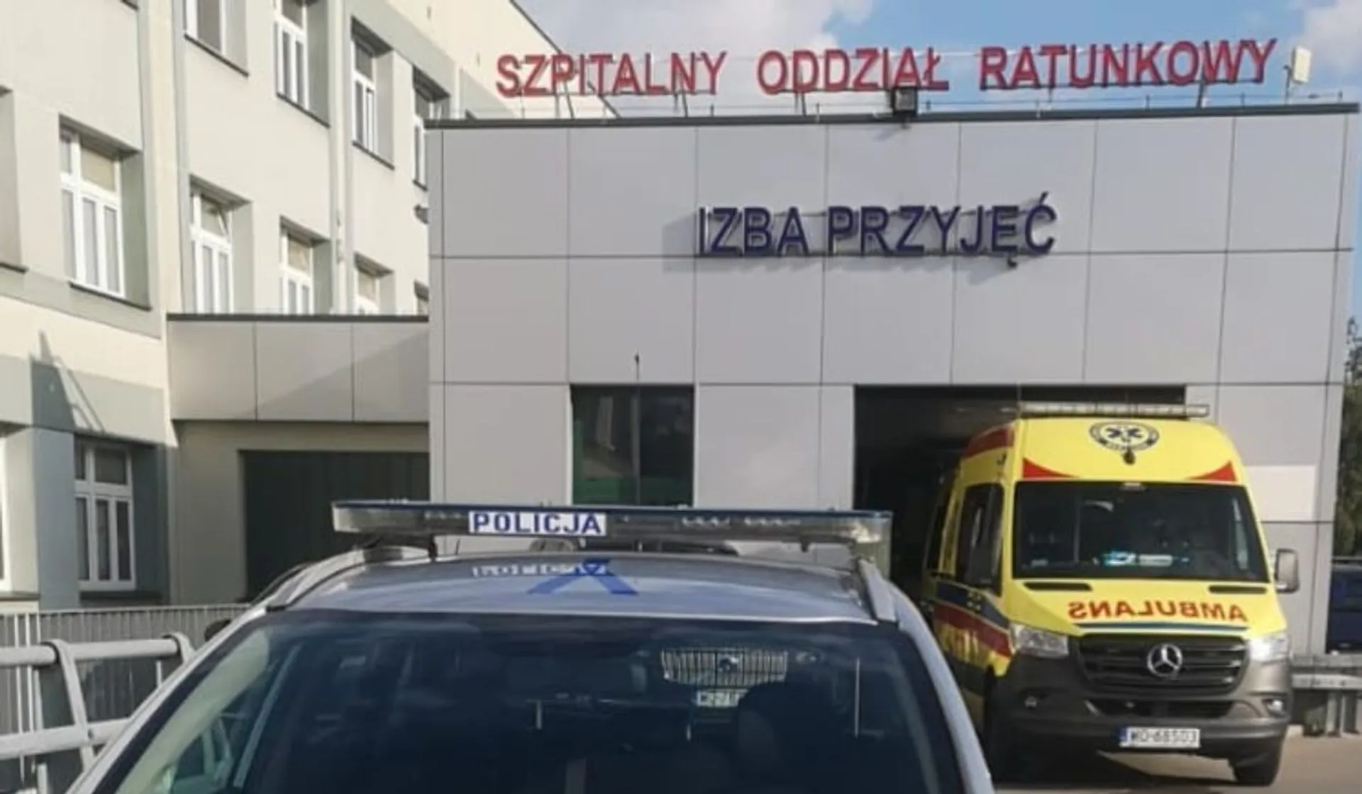 policja szpital