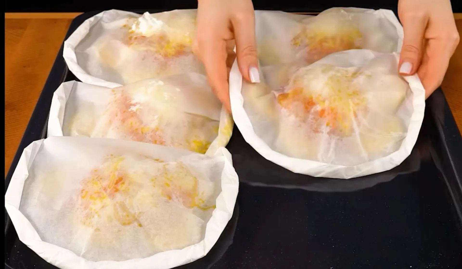 papiloty z papieru do pieczenia