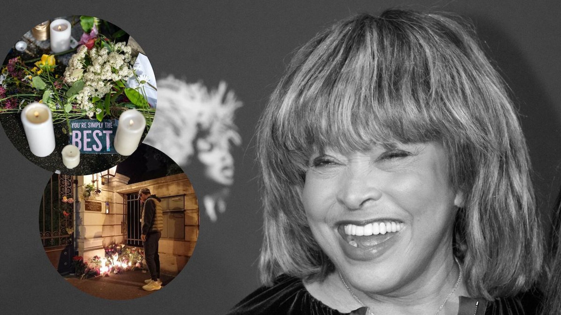 Tina Turner dom znicze kwiaty