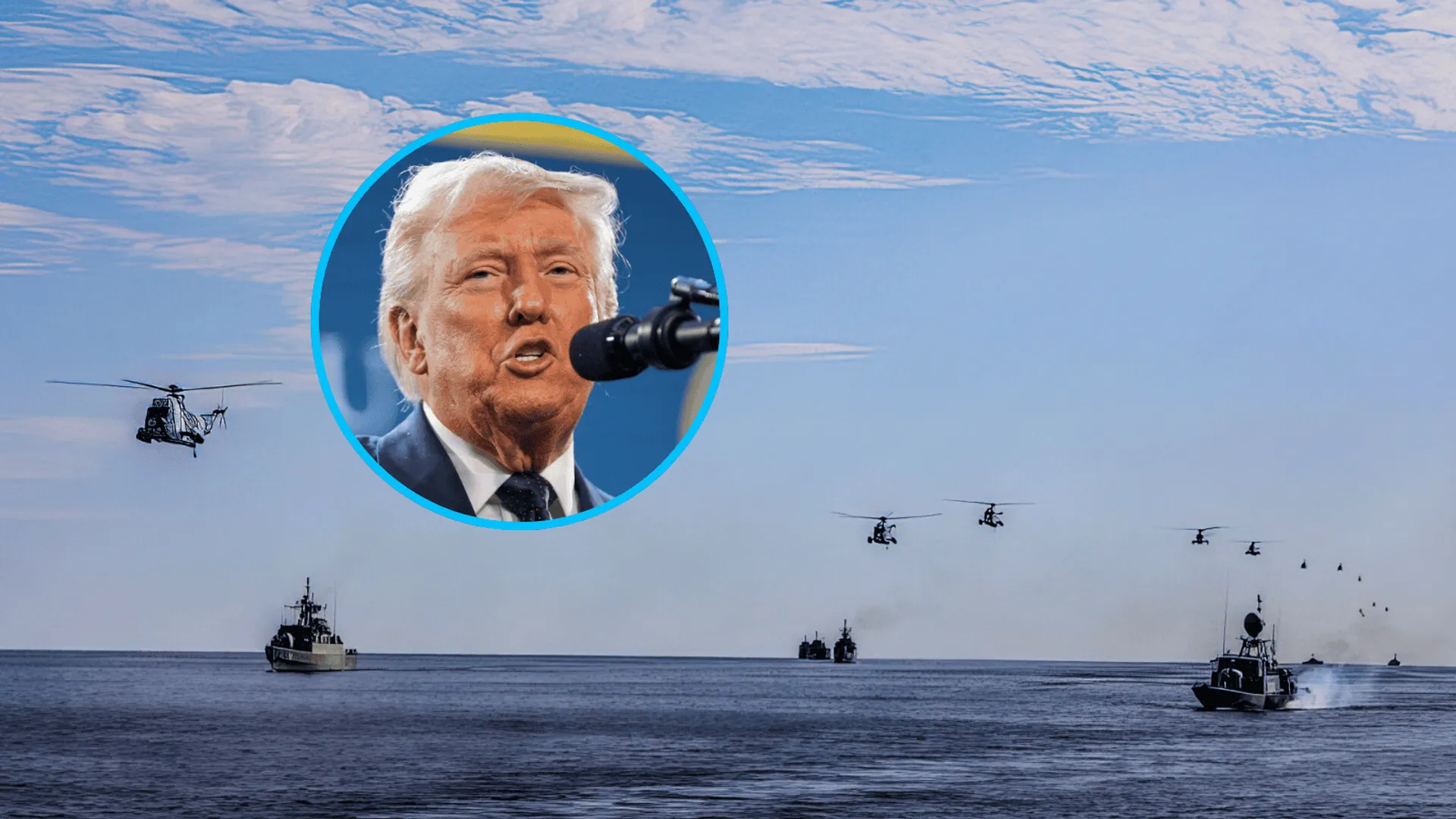 Cieśnina Ormuz (zdjęcie ilustracyjne), Donald Trump, fot. SalamPix/ABACA/Abaca/East News, Mark Schiefelbein/Associated Press/East News