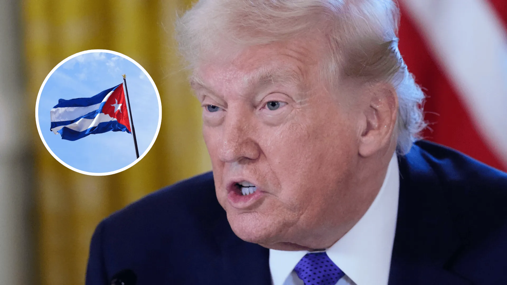 Donald Trump, flaga Kuby