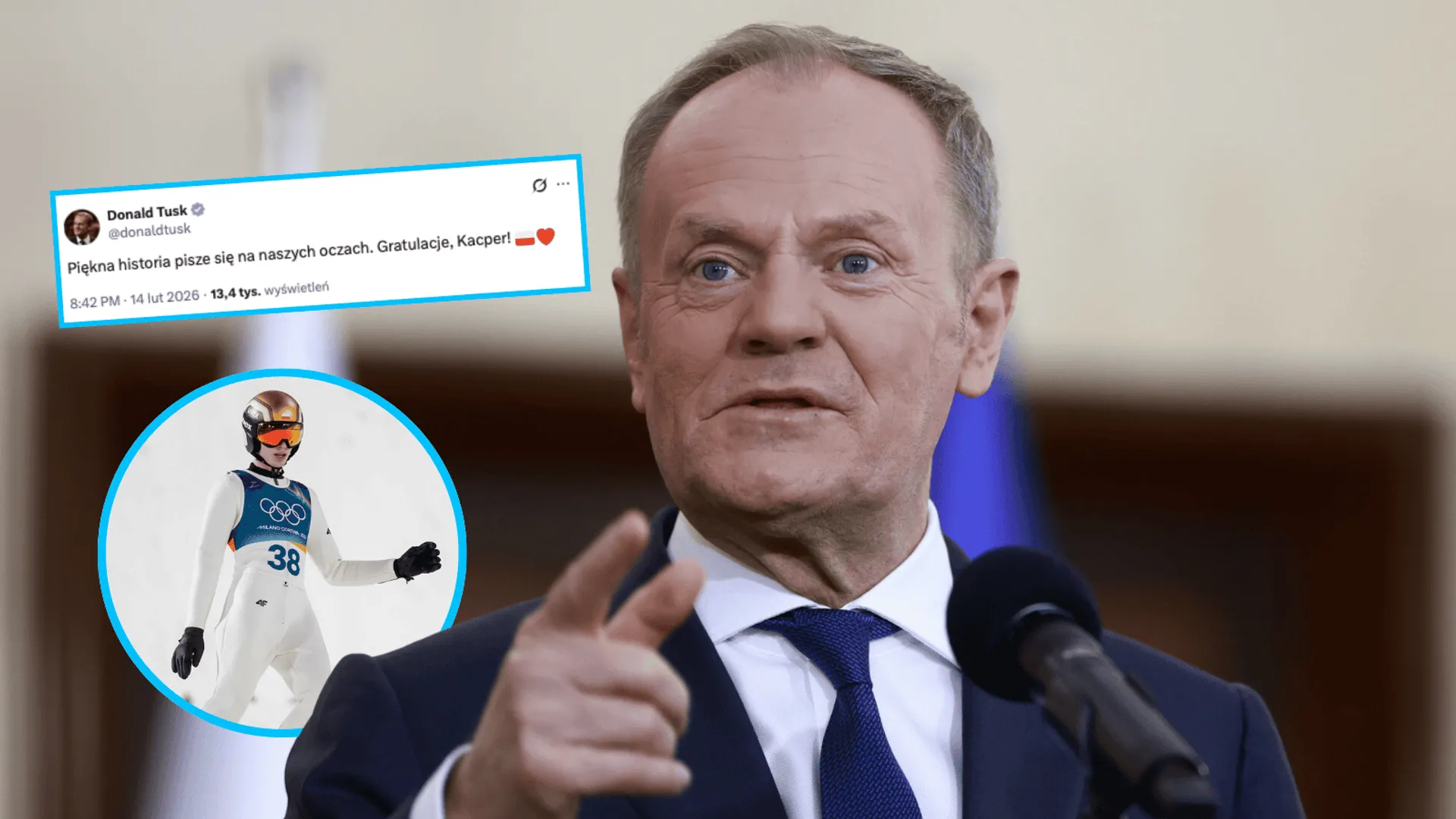 Donald Tusk, Kacper Tomasiak, fot. Filip Naumienko/REPORTER, Matthias Schrader/Associated Press/East News, Donald Tusk/X