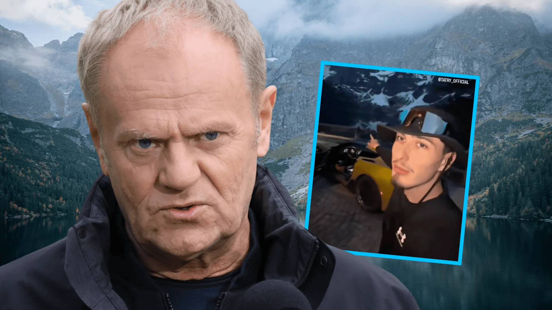 Premier Donald Tusk reaguje na głośny incydent nad Morskim Okiem 