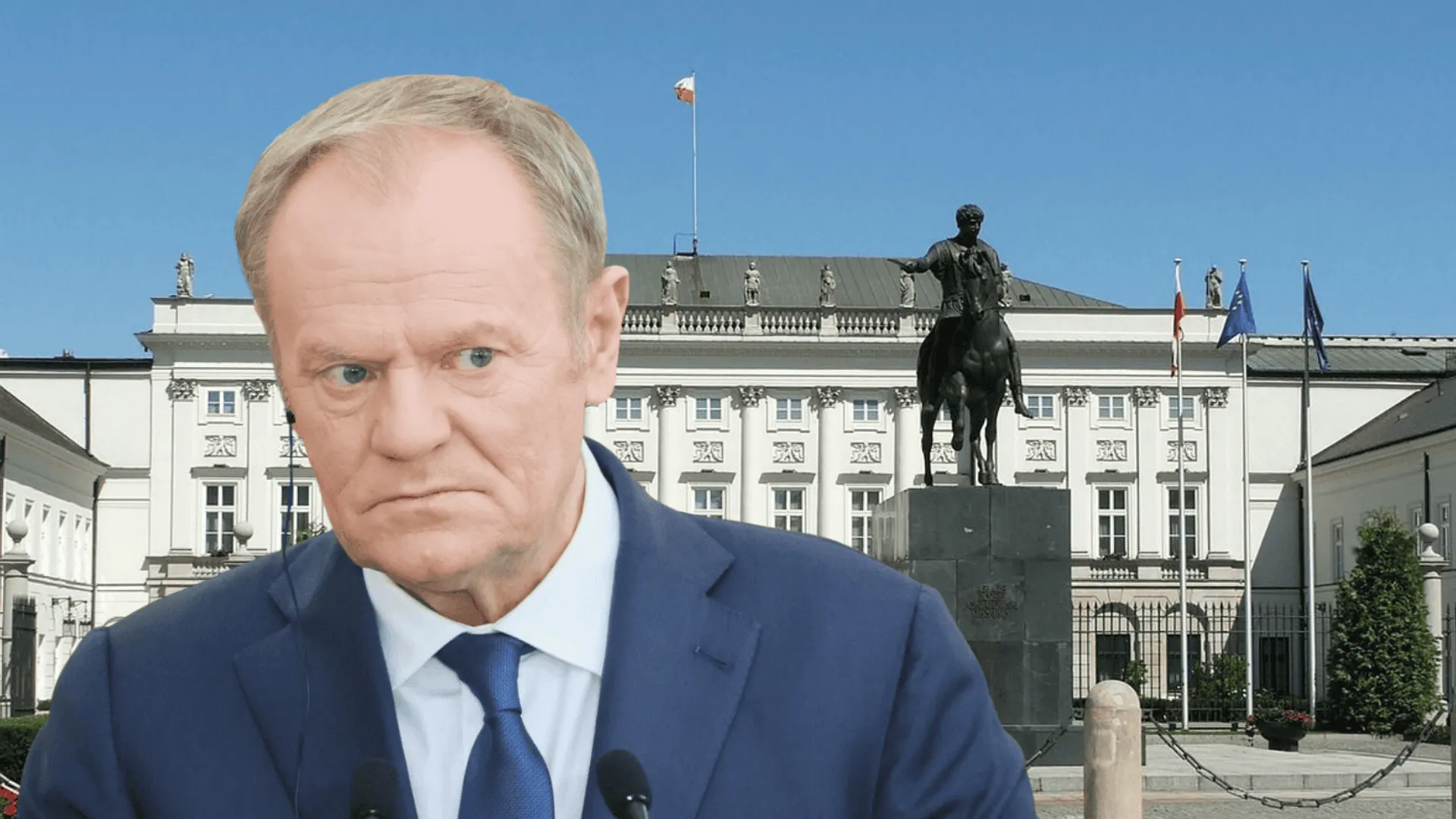 Donald Tusk, Pałac Prezydencki, fot. Adam Burakowski/East News, Pixabay/wawaleszek