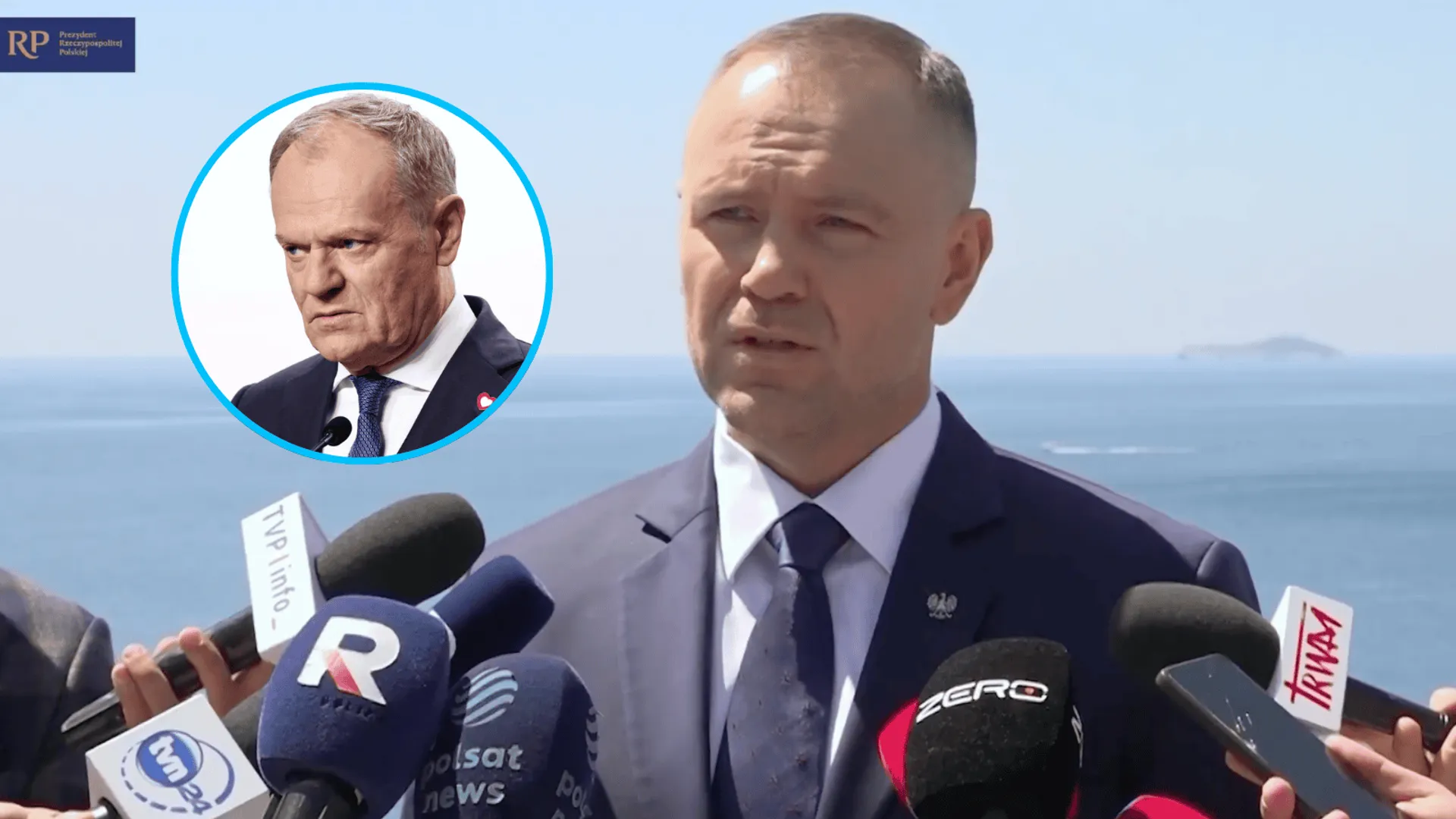 Karol Nawrocki, Donald Tusk, fot. Max Hübner/X, Anita Wlaczewska/East News