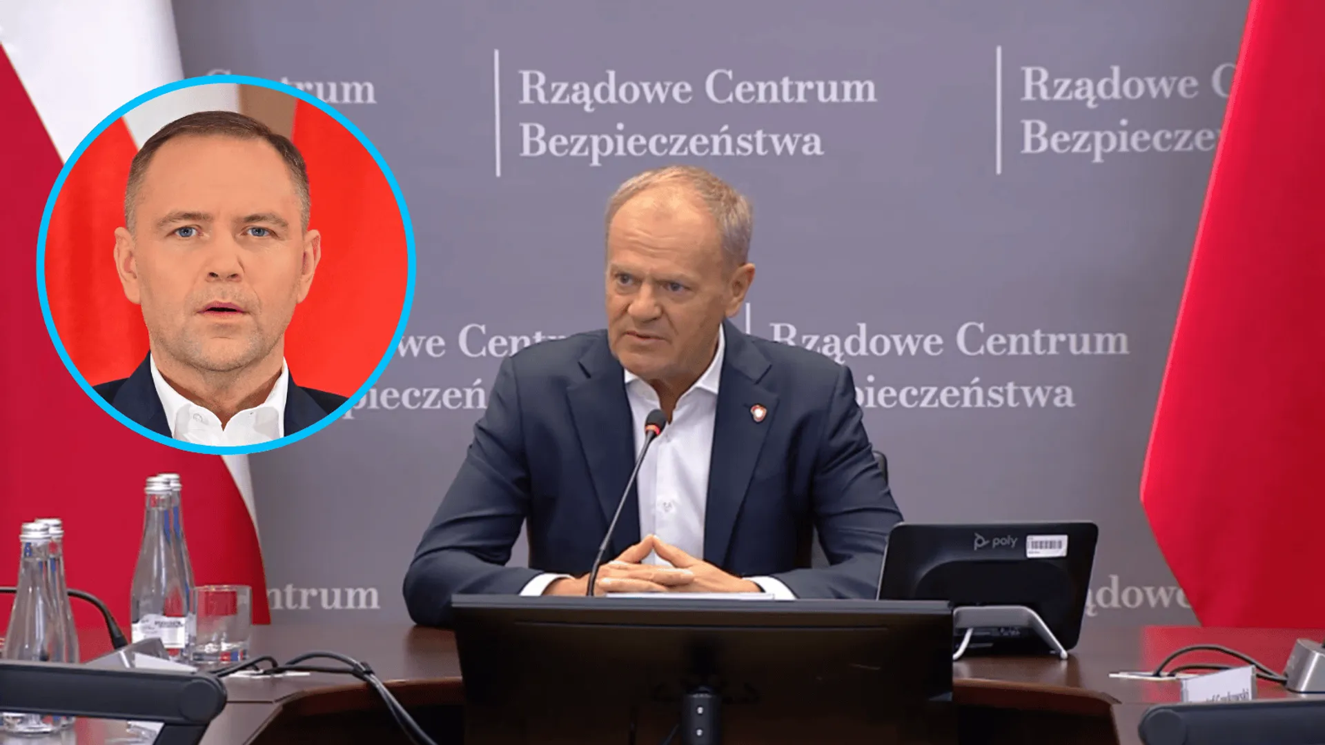 Donald Tusk, Karol Nawrocki, fałszywy alarm
