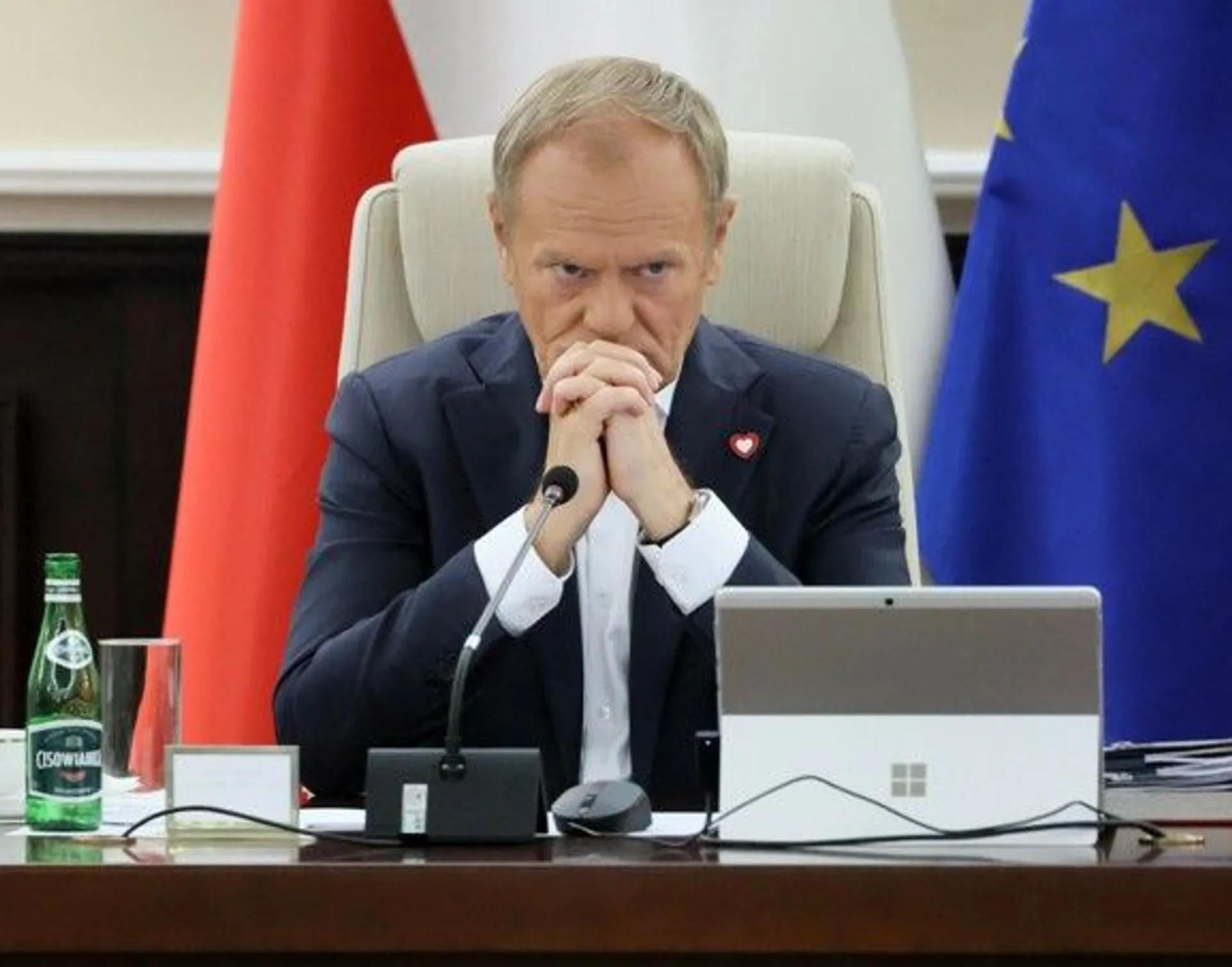 Premier Donald Tusk nie może być zadowolony