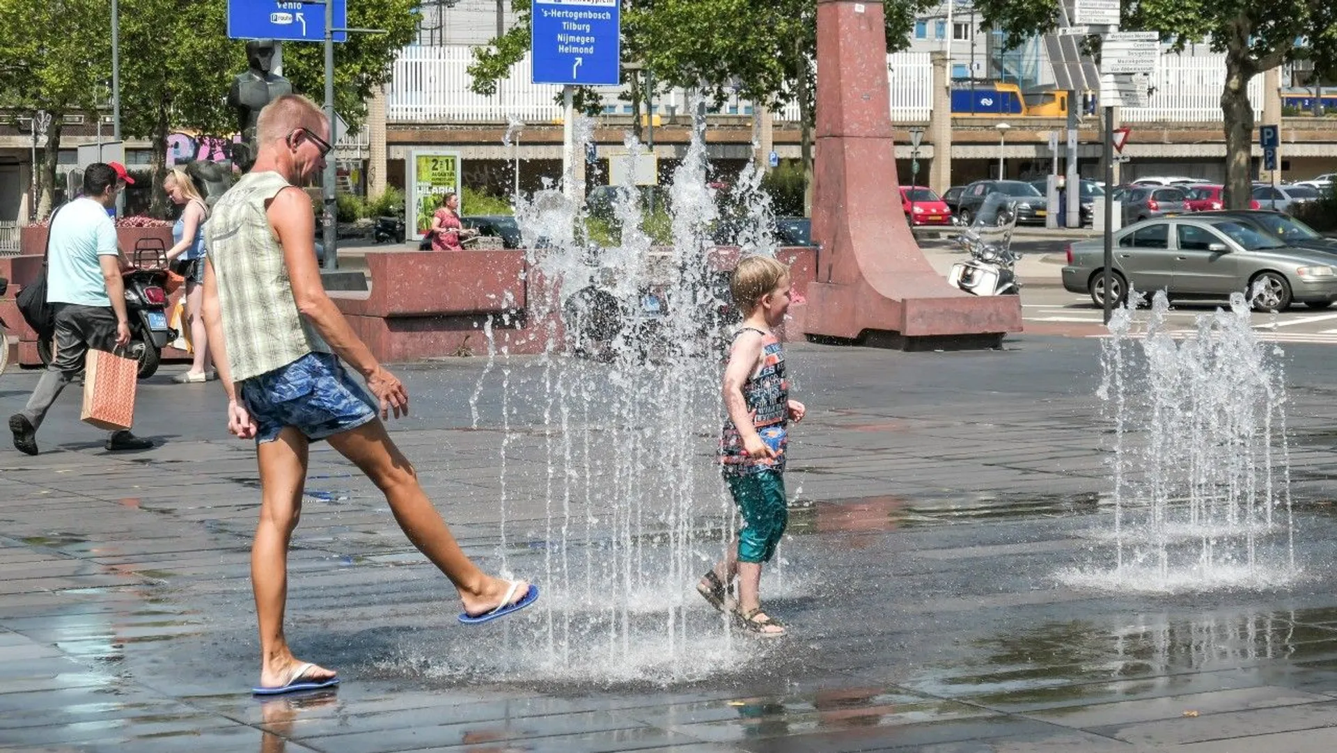 upał w mieście