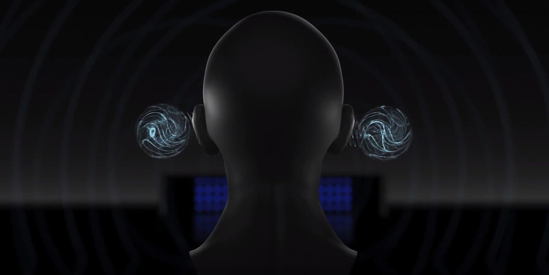 Fragment filmu, pt. New device puts music in your head - no headphones required
