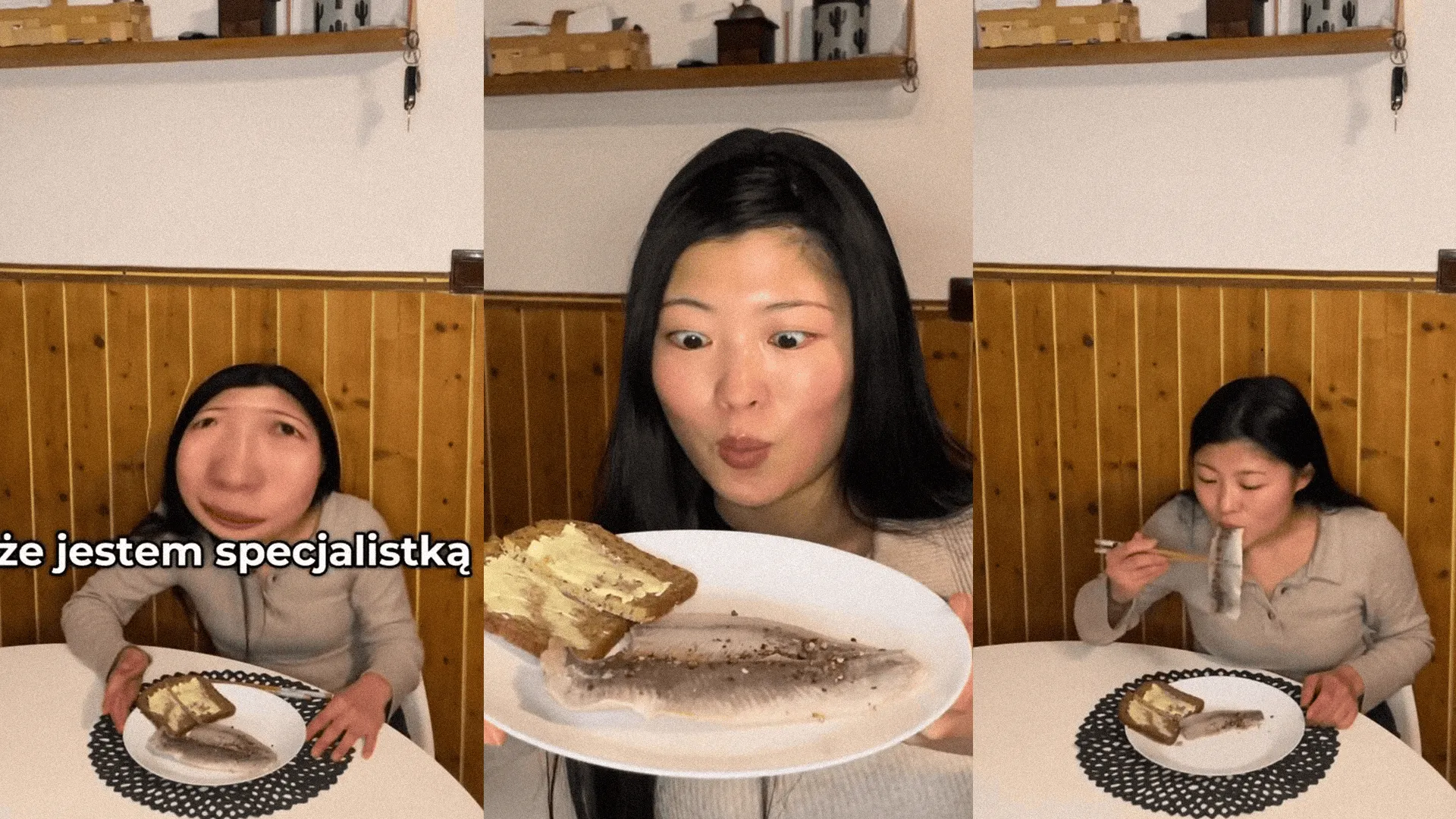 Japonka oceniła polski śledź - co powiedziała po pierwszym kęsie