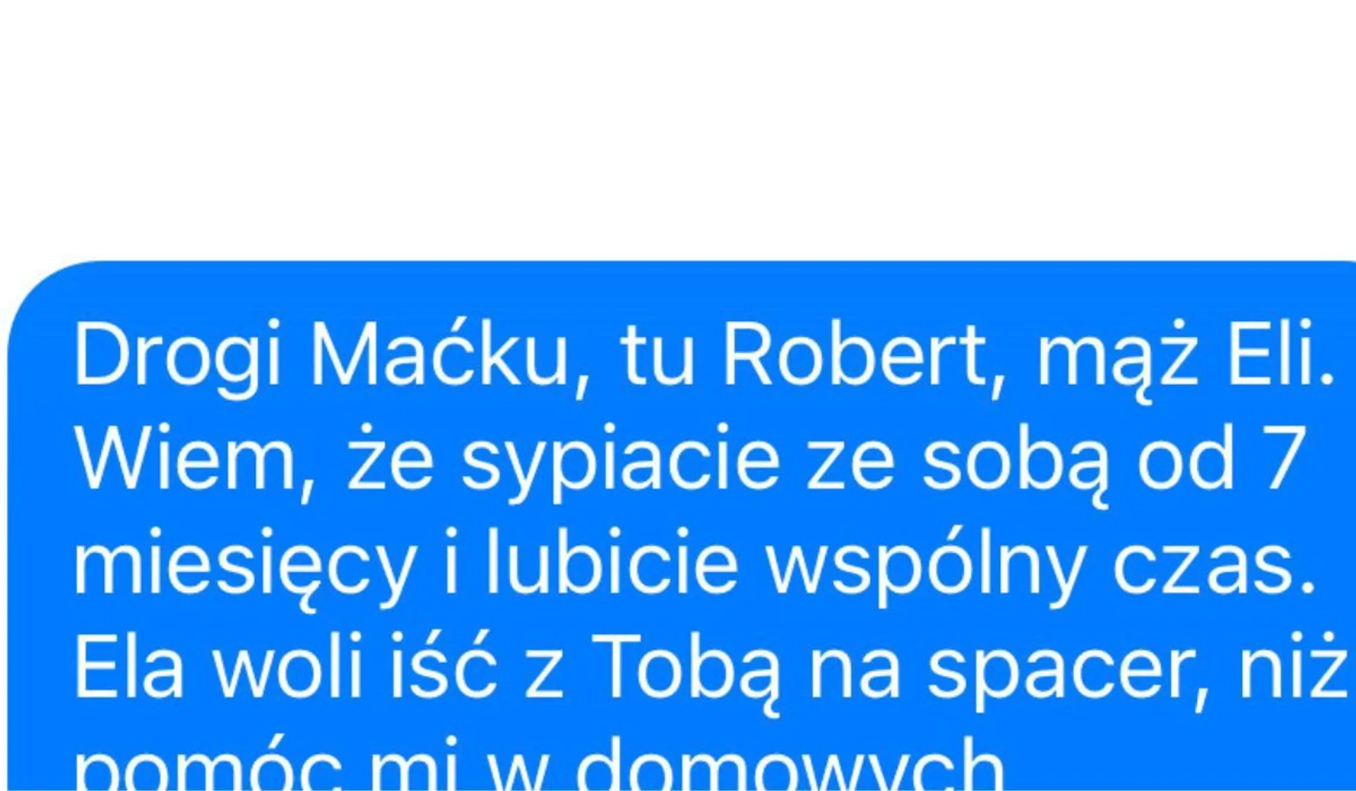 wiadomość