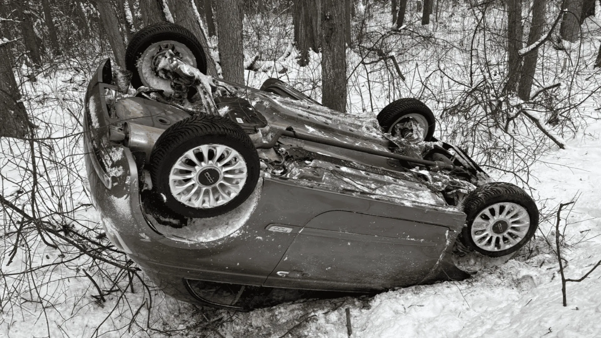 Wypadek, fot. KP PSP Bielsk Podlaski/Facebook