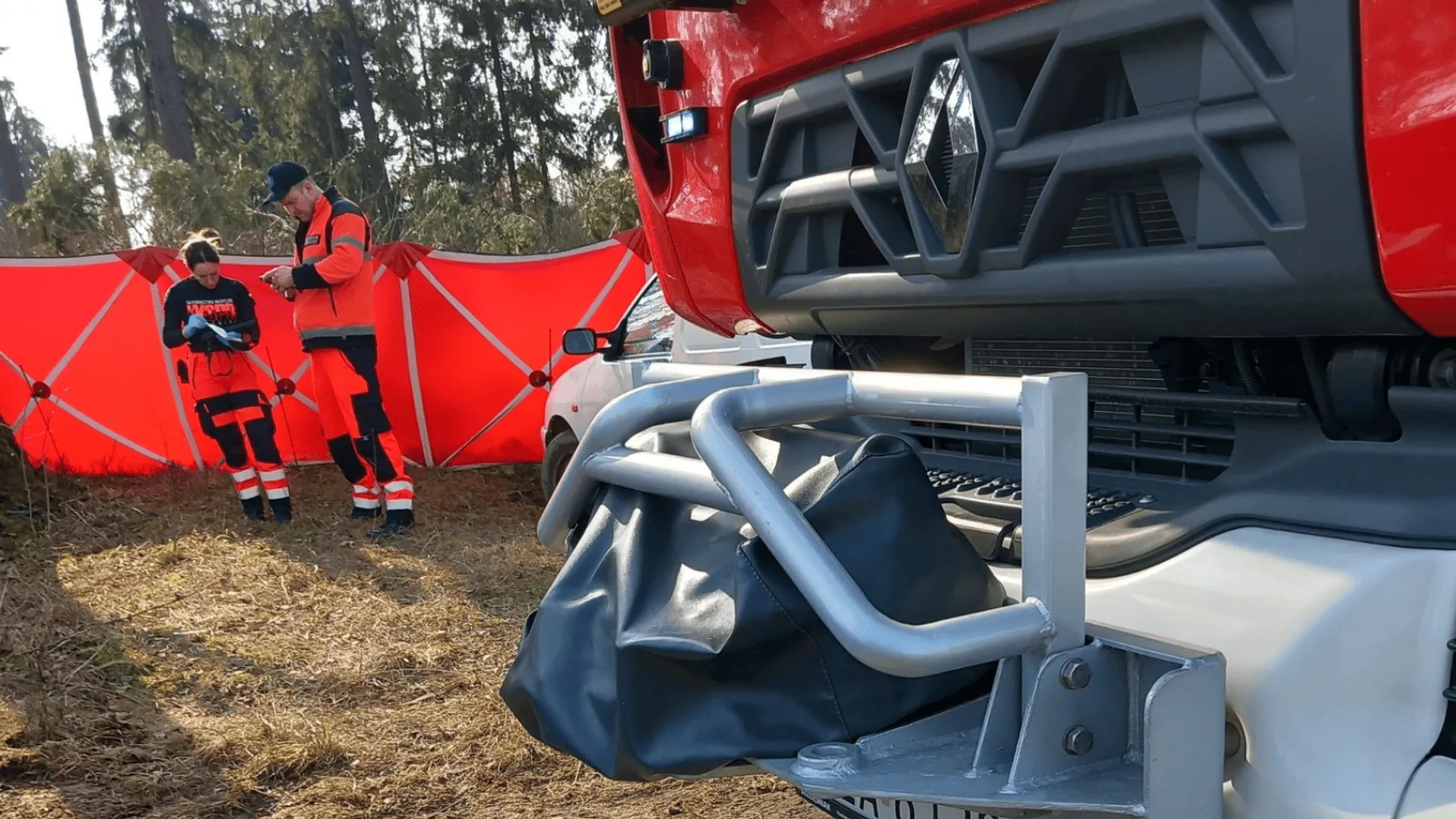 Wypadek, fot. OSP KSRG Rutki-Kossaki