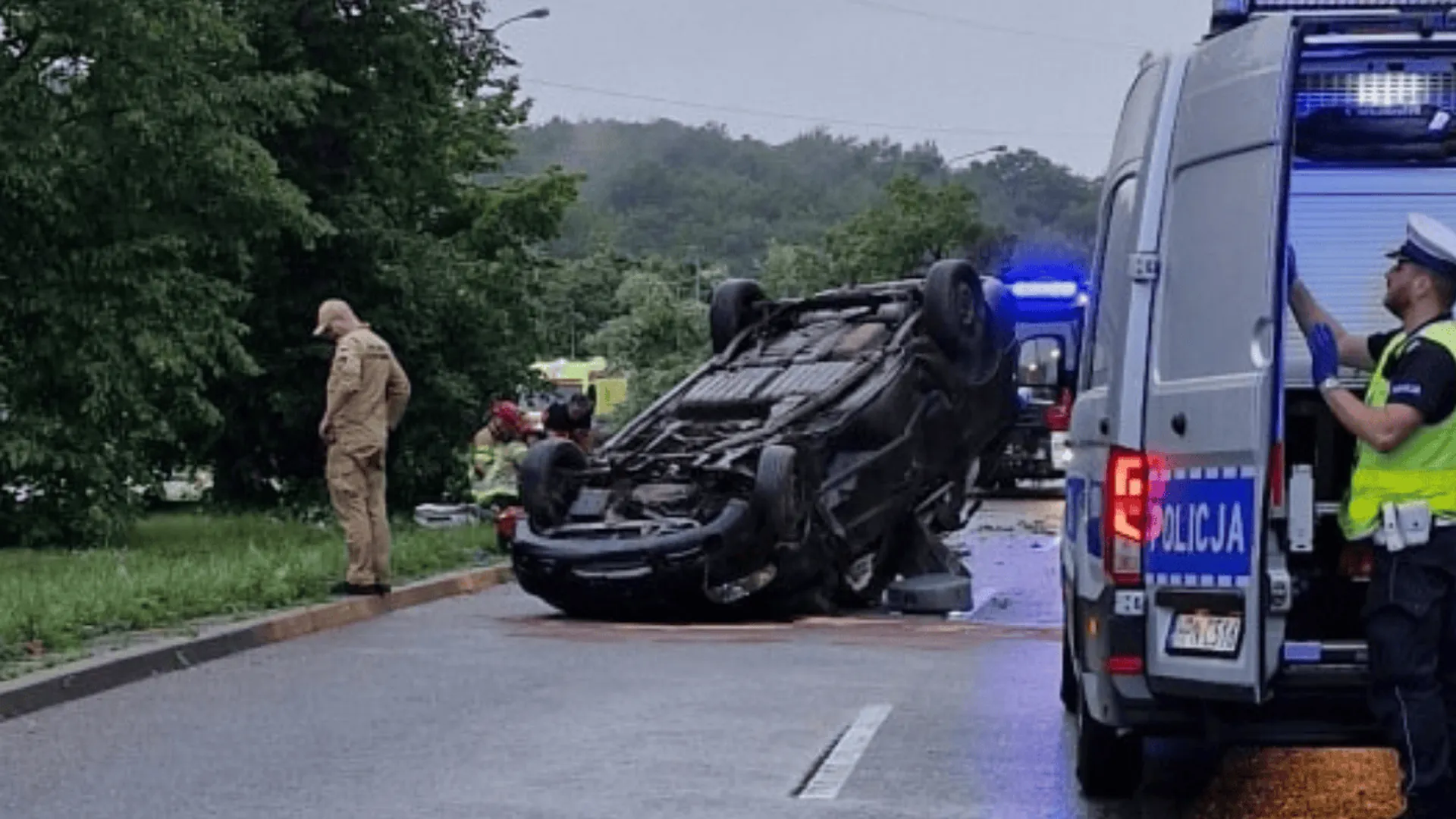Wypadek, samochód