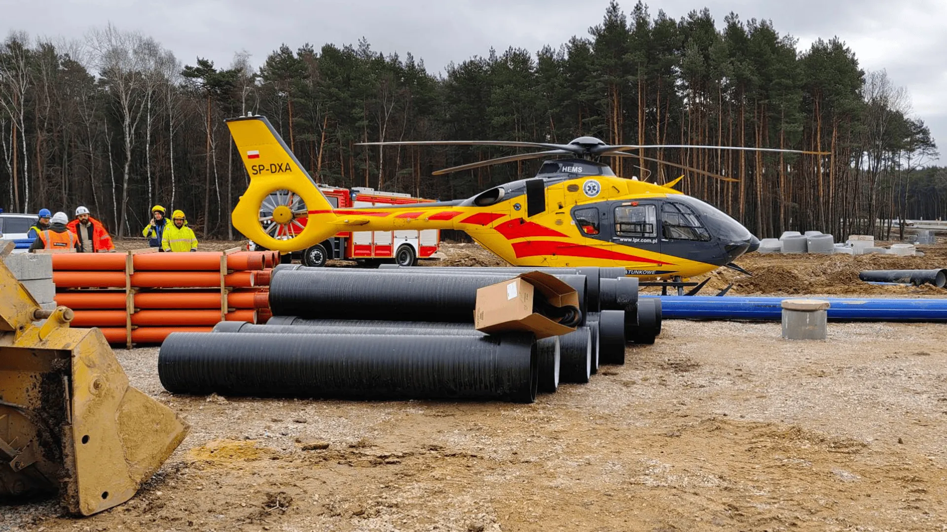 Wypadek, fot. OSP Zalas/Facebook