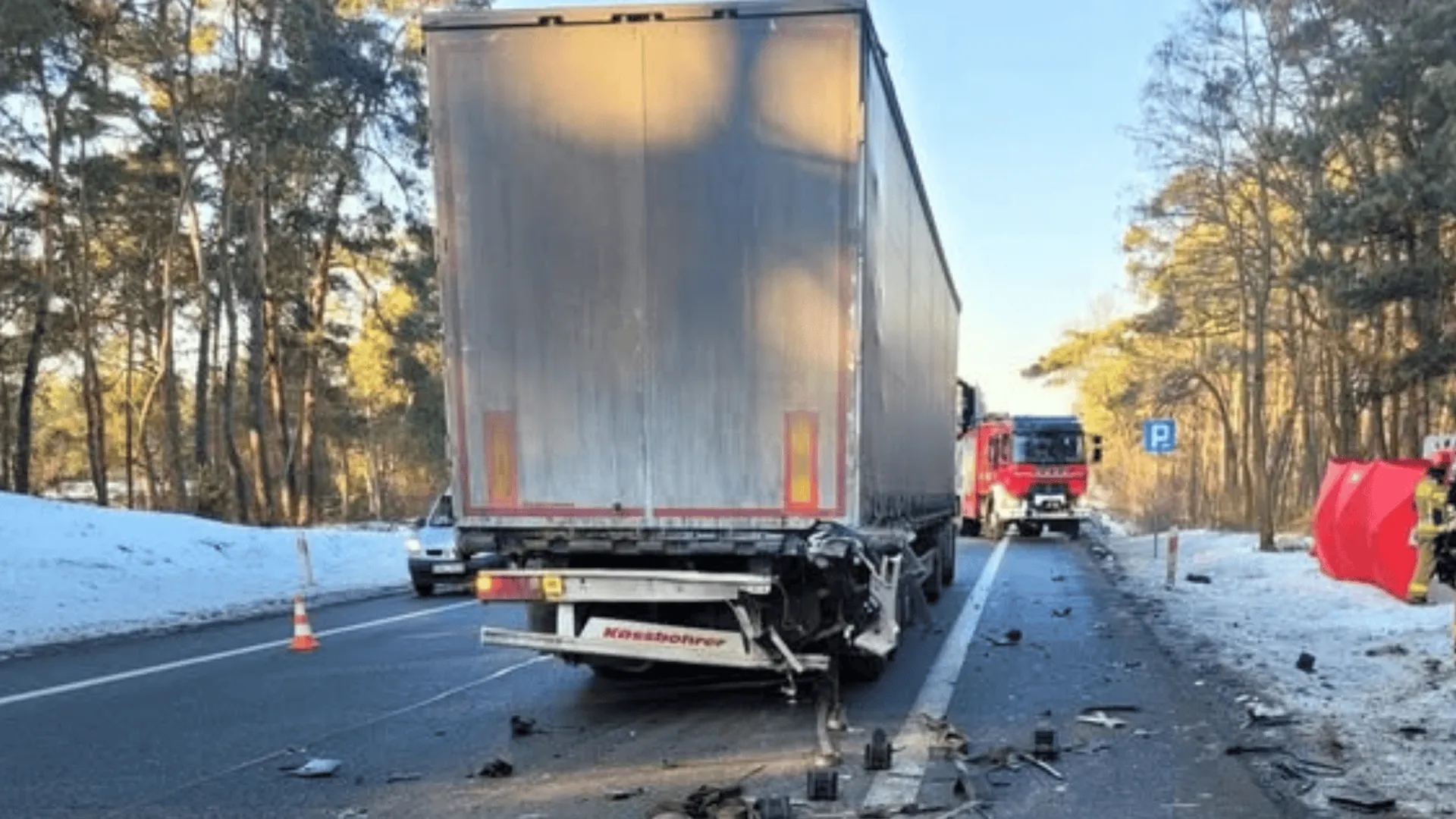 Śmiertelny dramat na krajowej „91”. Trasa nagle zamieniła się w miejsce tragedii