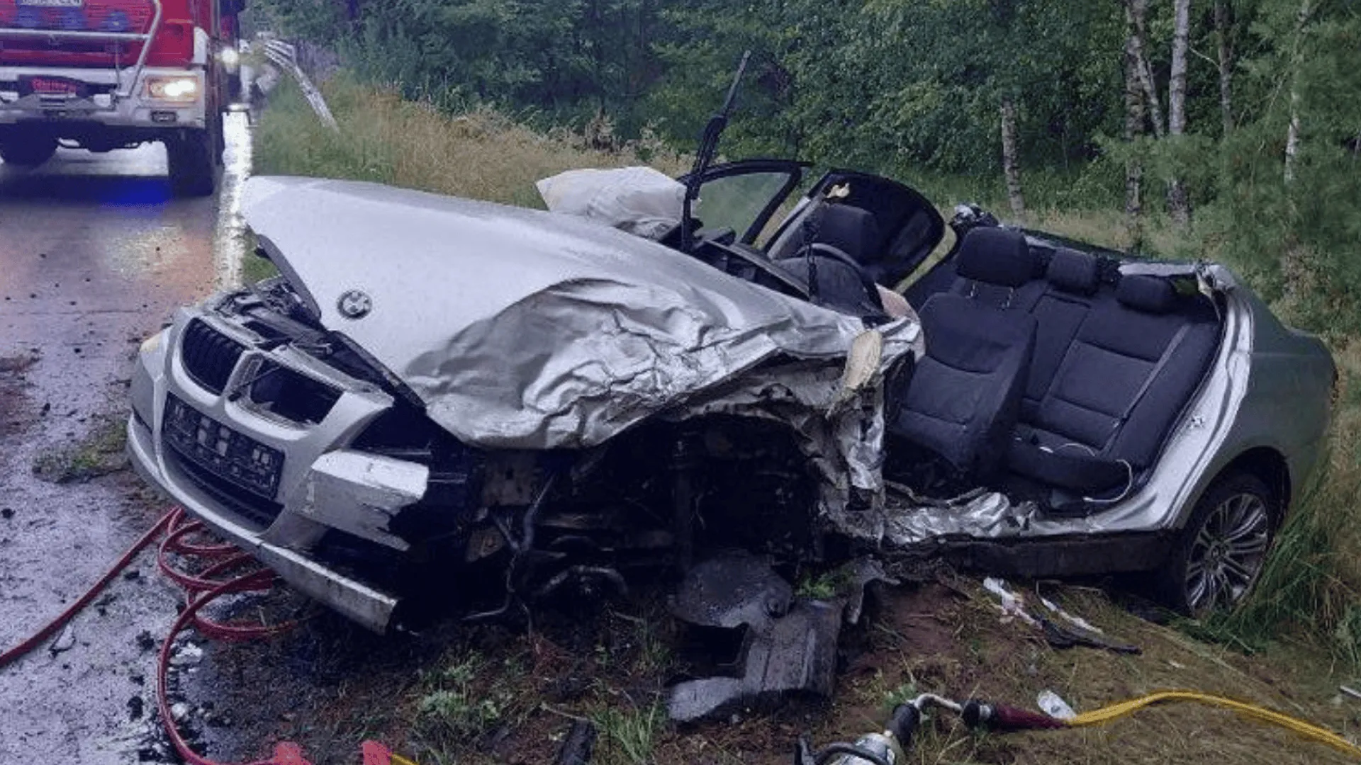 Wypadek na trasie Wielgomłyny–Silnica