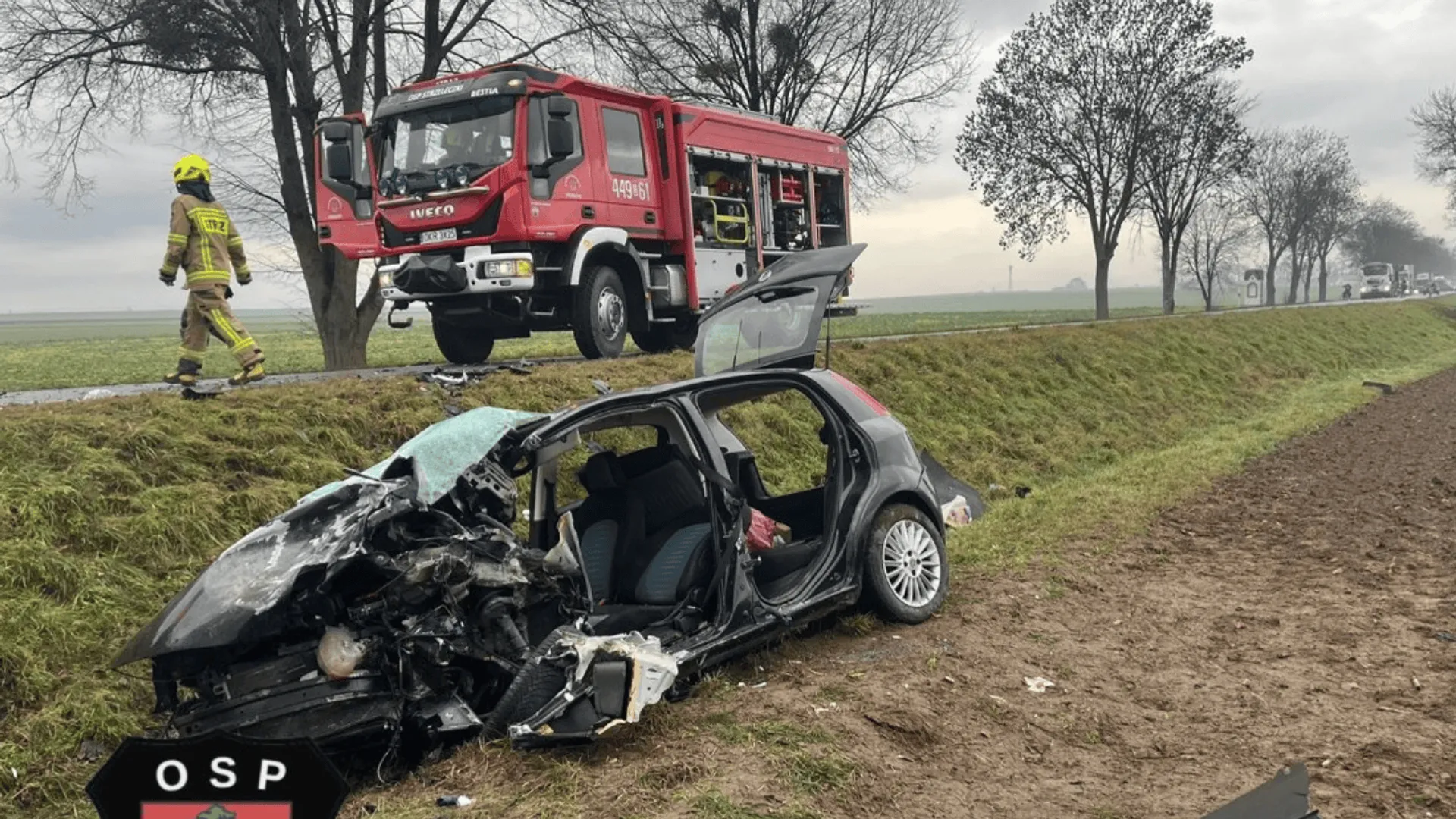 wypadek pod Krapkowicami