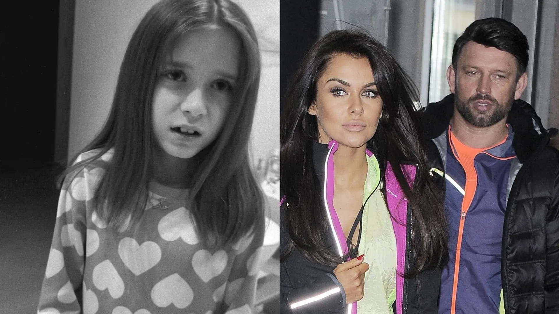 Natalia Siwiec z mężem i córką z nietęgimi minami