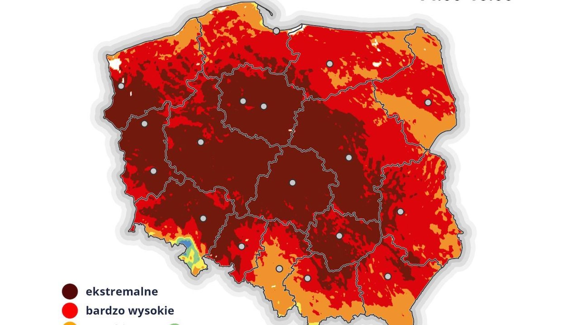 mapa Polski