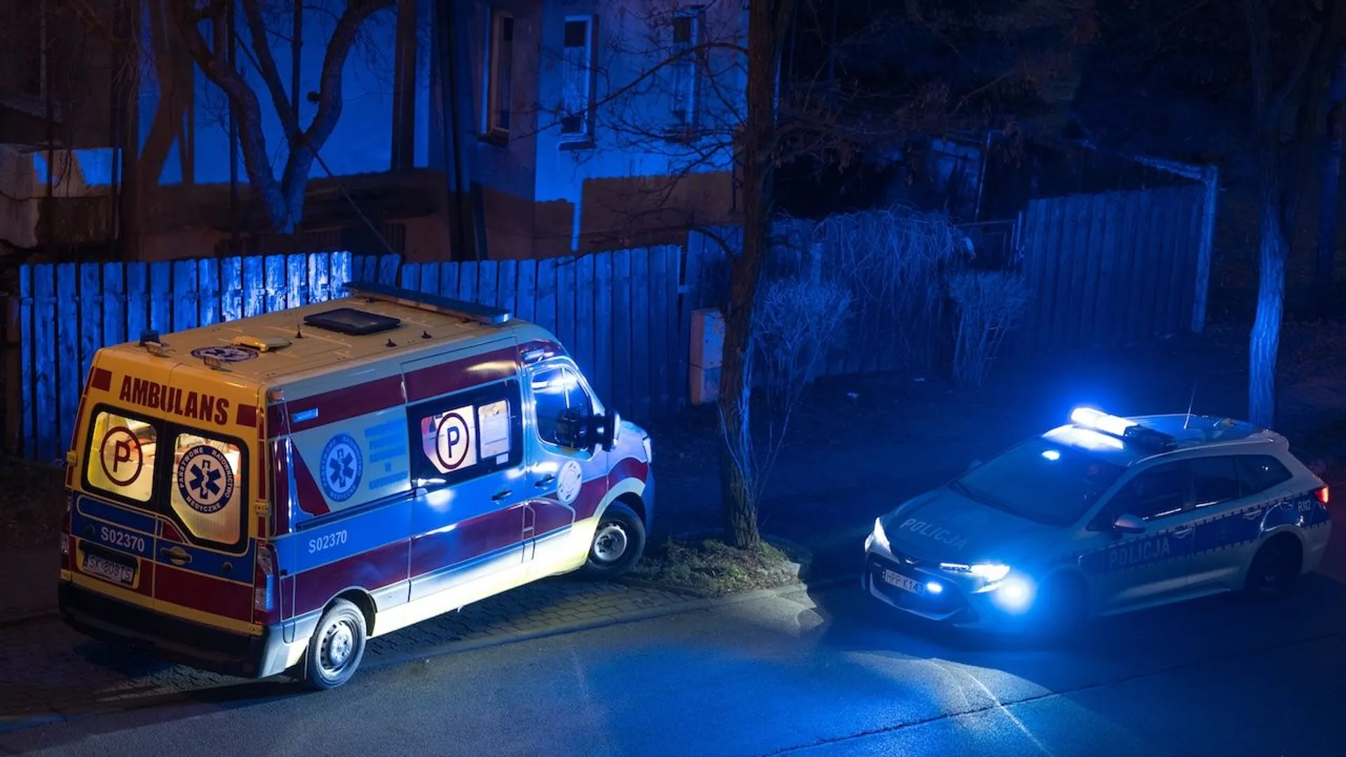 policja, karetka