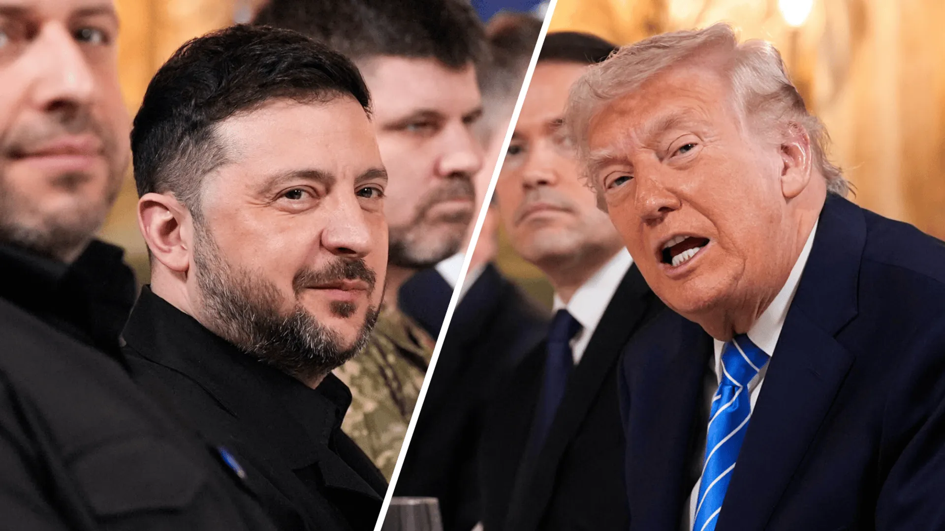 Wołodymyr Zełenski, Donald Trump