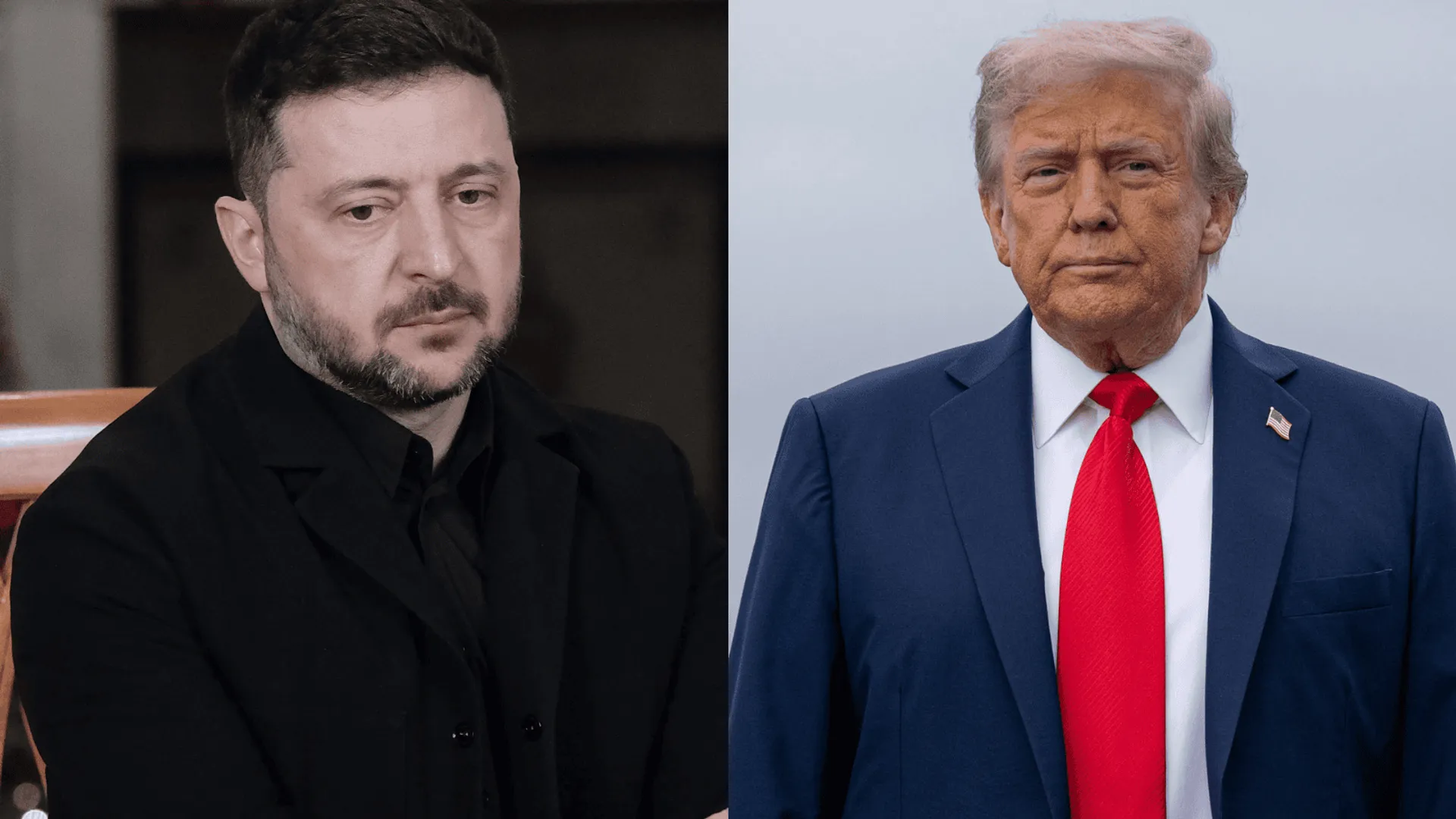 Wołodymyr Zełenski, Donald Trump