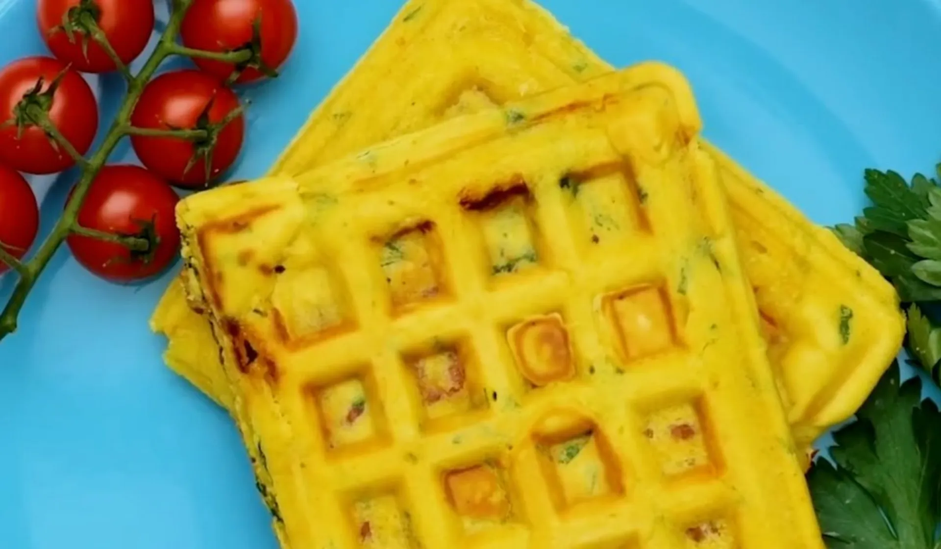 gofry z puree ziemniaczanego