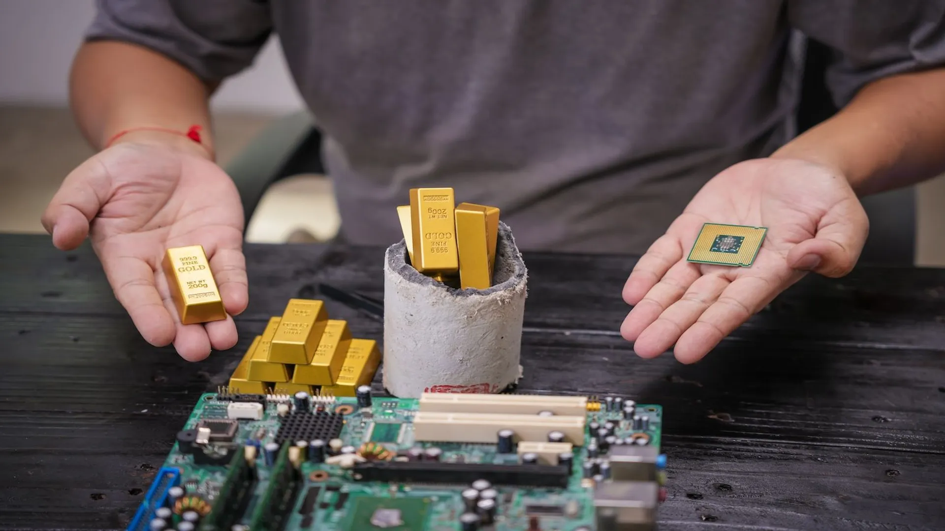 Złoto z elektrośmieci