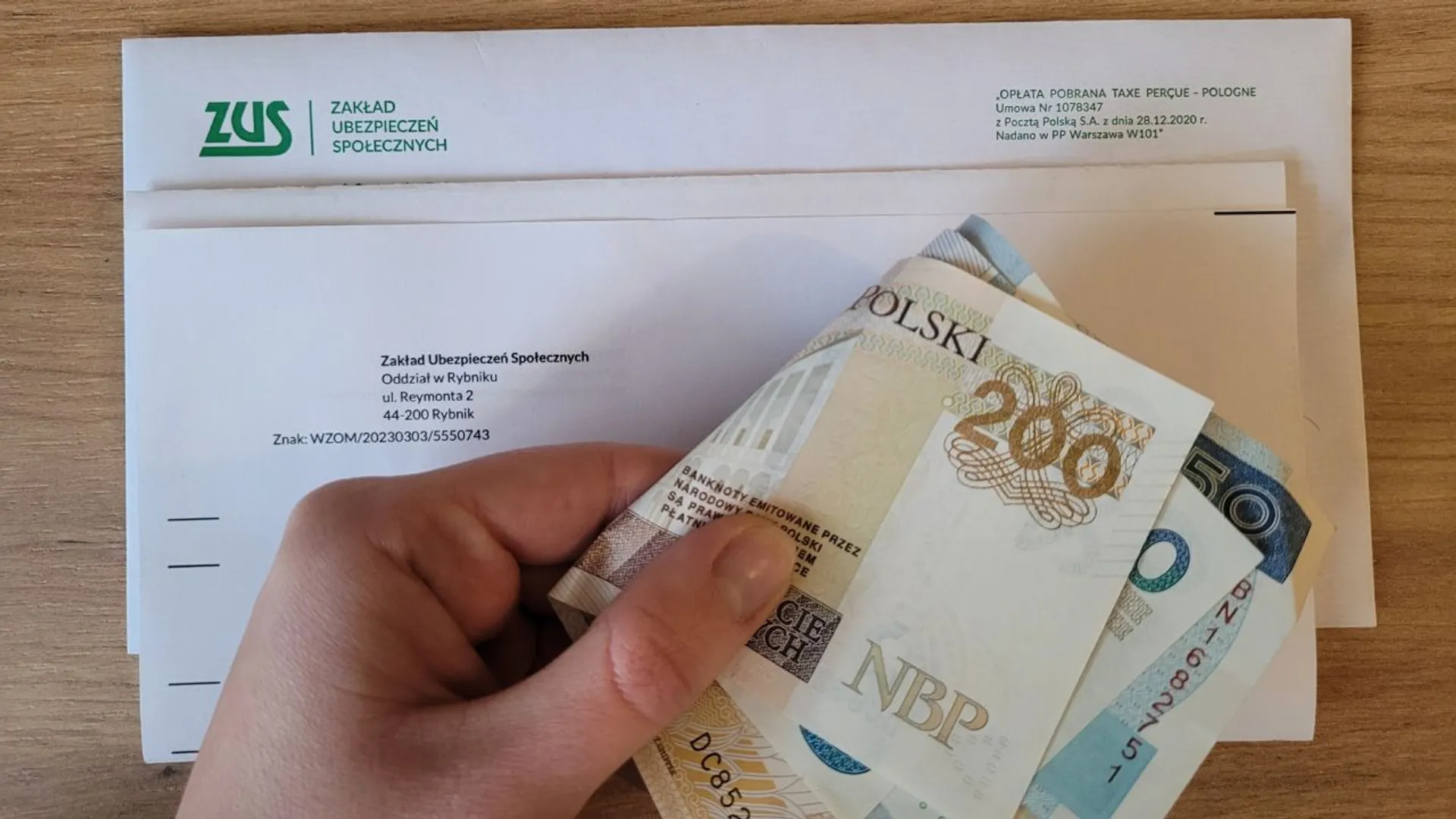 ZUS, pieniądze