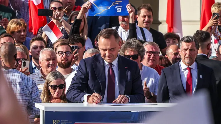 Nowy prezydent grzmi ws. CPK. W Kaliszu przedstawił własny projekt