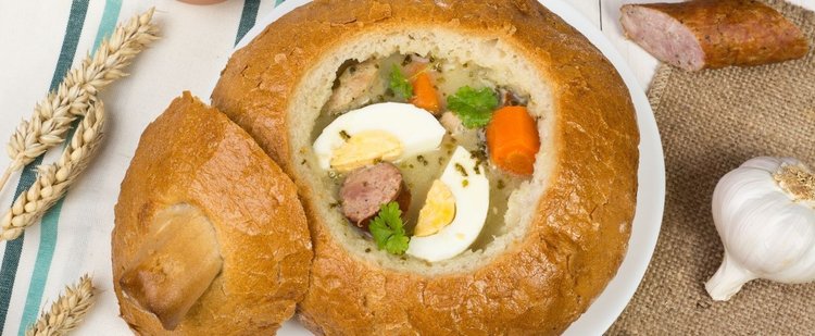 Żurek wielkanocny w chlebie – przepis Ani Starmach