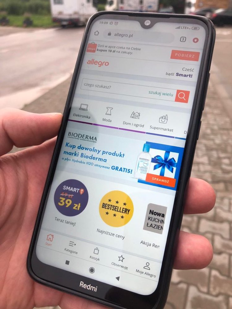 Allegro chce zastrzec kolor pomarańczowy jako znak towarowy