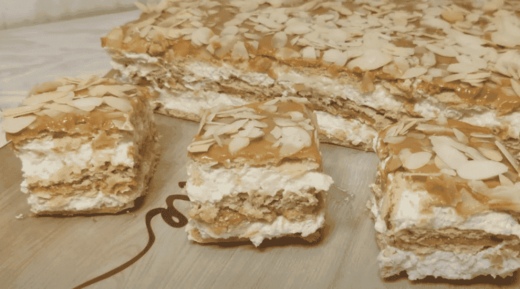 Ciasto Toffi na herbatnikach i bez pieczenia