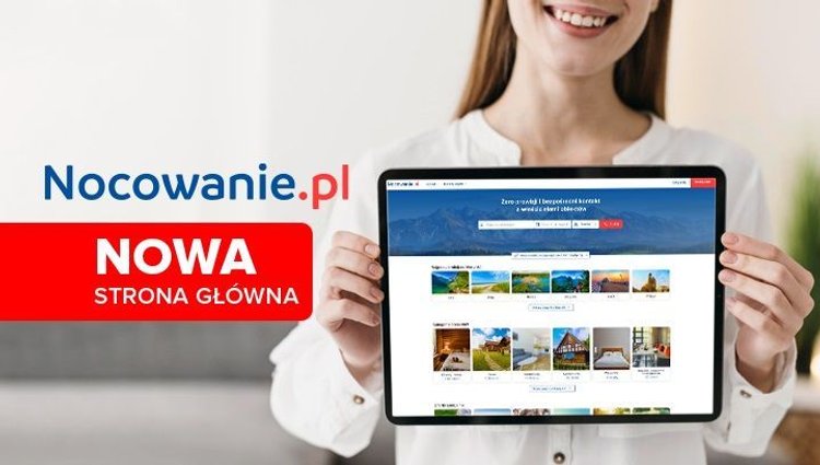Nocowanie.pl z nową stroną główną. Turystom będzie znacznie łatwiej
