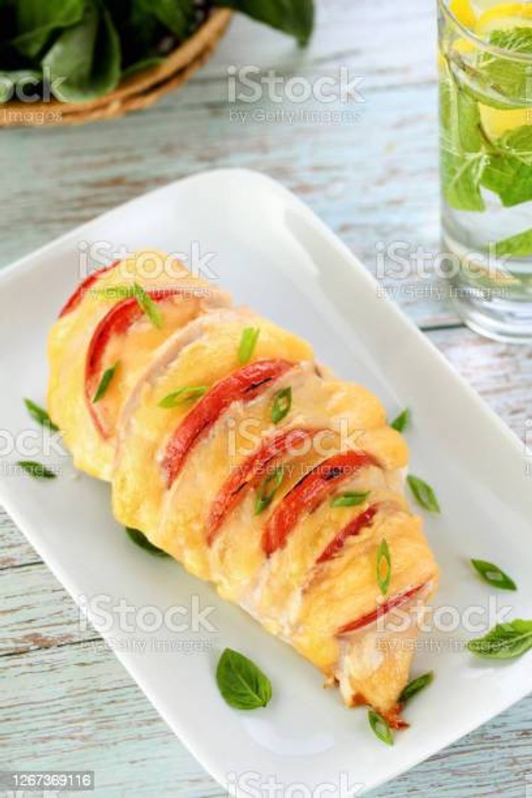 Kurczak Caprese z piekarnika czyli Włochy na talerzu